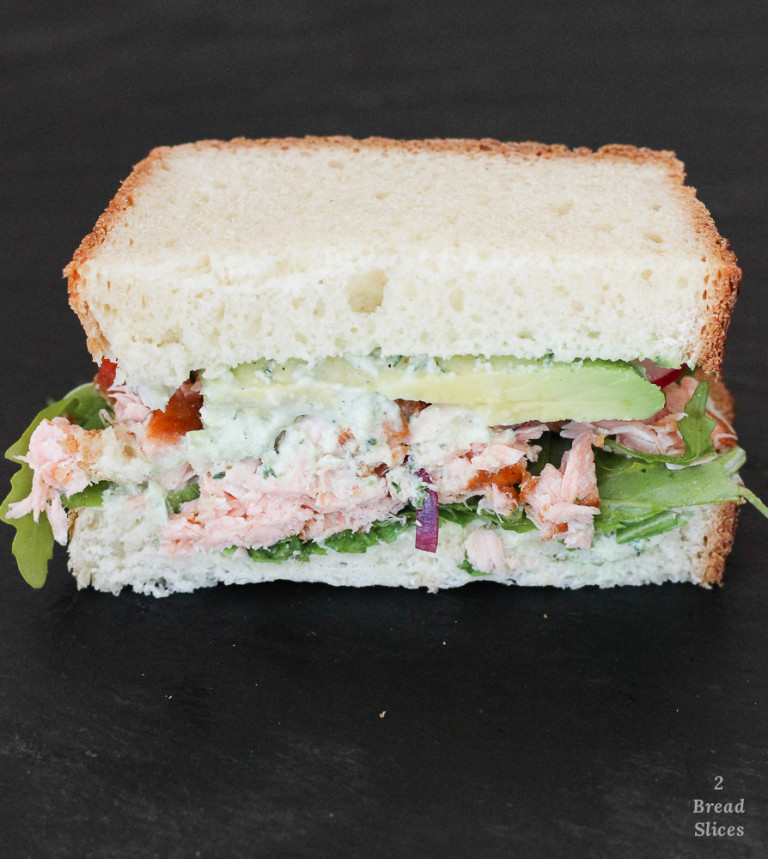 Sandwich salmón