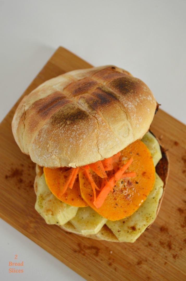 Sandwich de Crema de calabaza