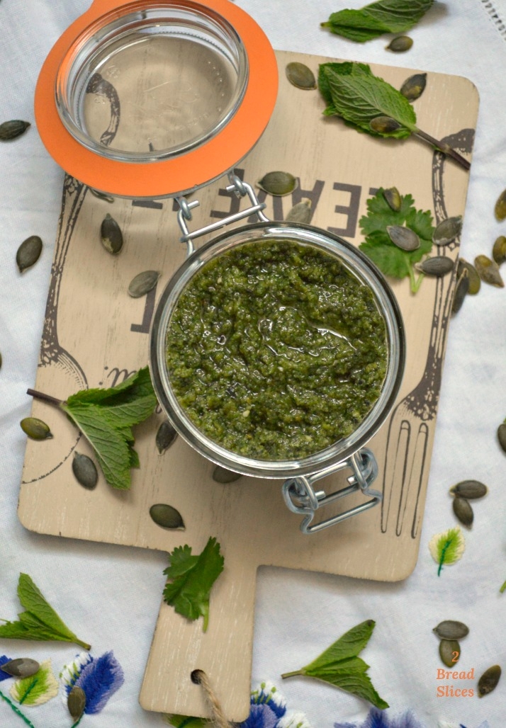 Pesto de Calabaza y Menta