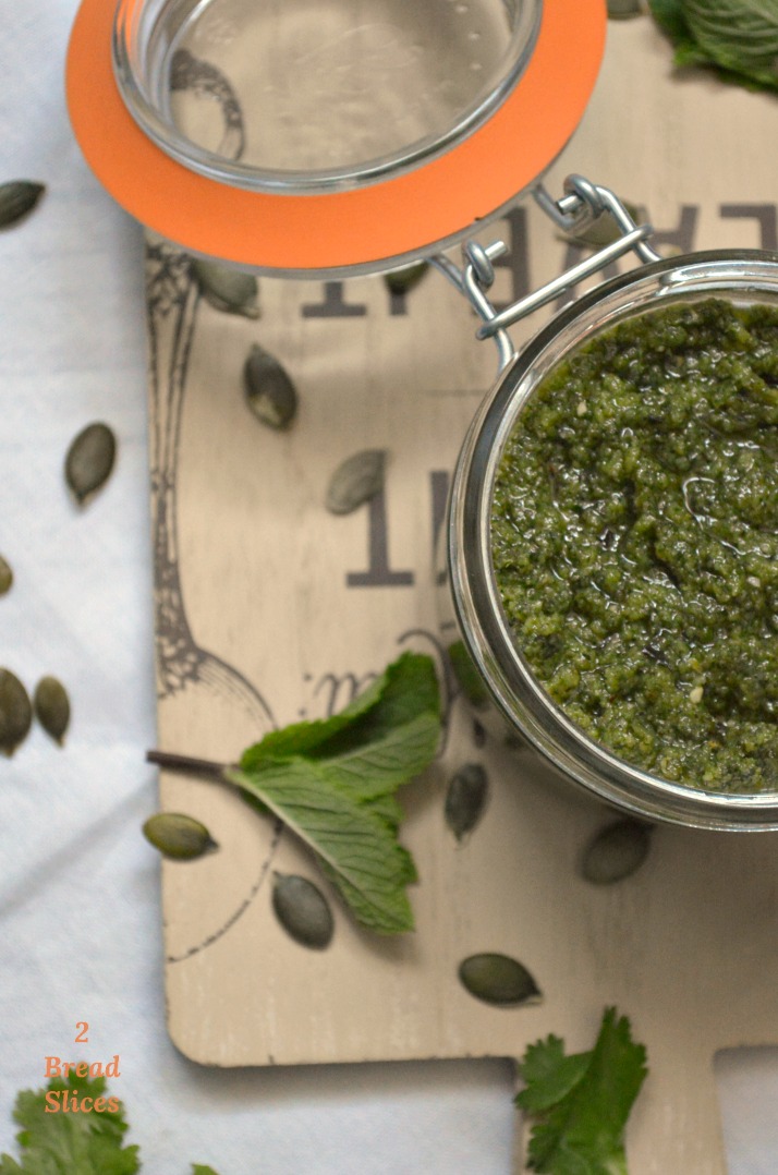 Pesto de Calabaza y Menta