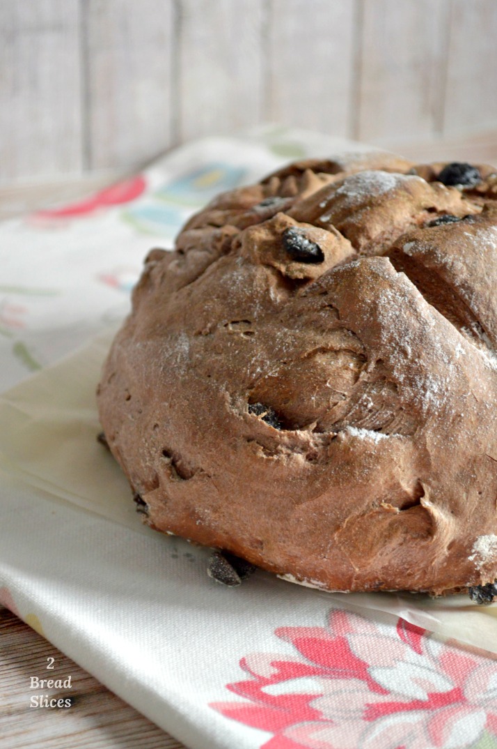 Pan de Chocolate y Pasas