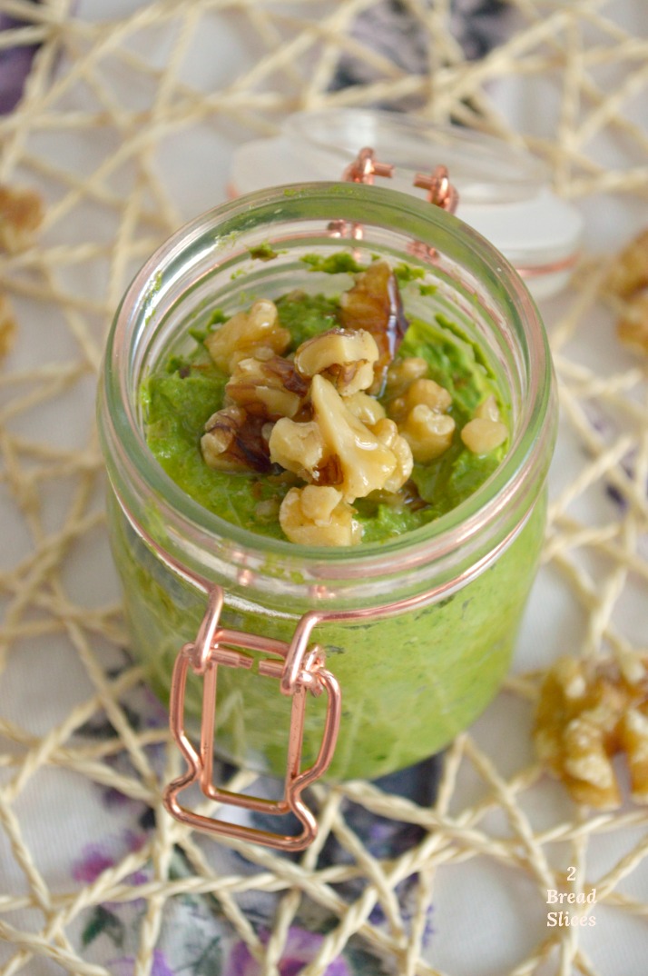 Pesto de Espinacas y Nueces