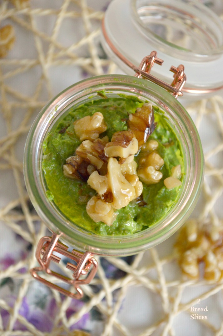 Pesto de Espinacas y Nueces