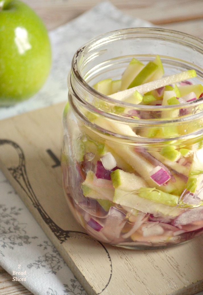 Pickle de Manzana y Cebolla Roja