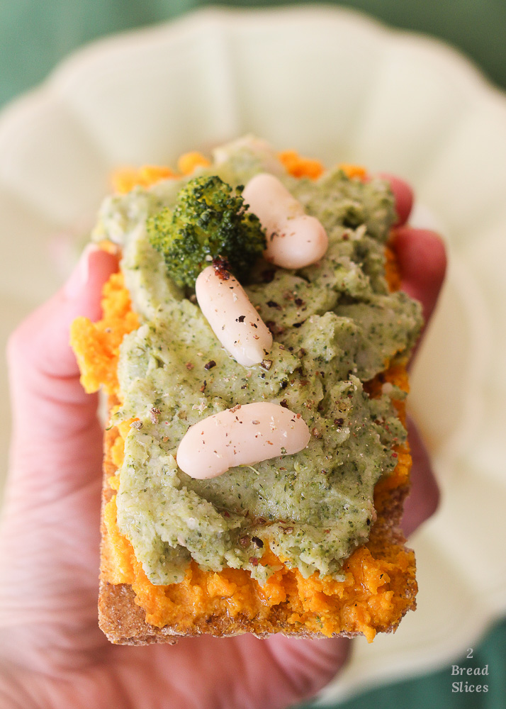 brocoli judias carrot dip