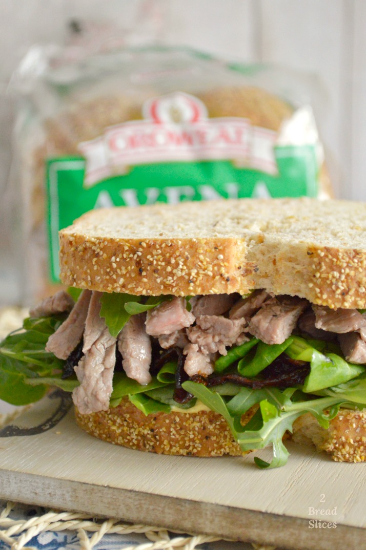 Sandwich de Ternera y Cebolla Caramelizada