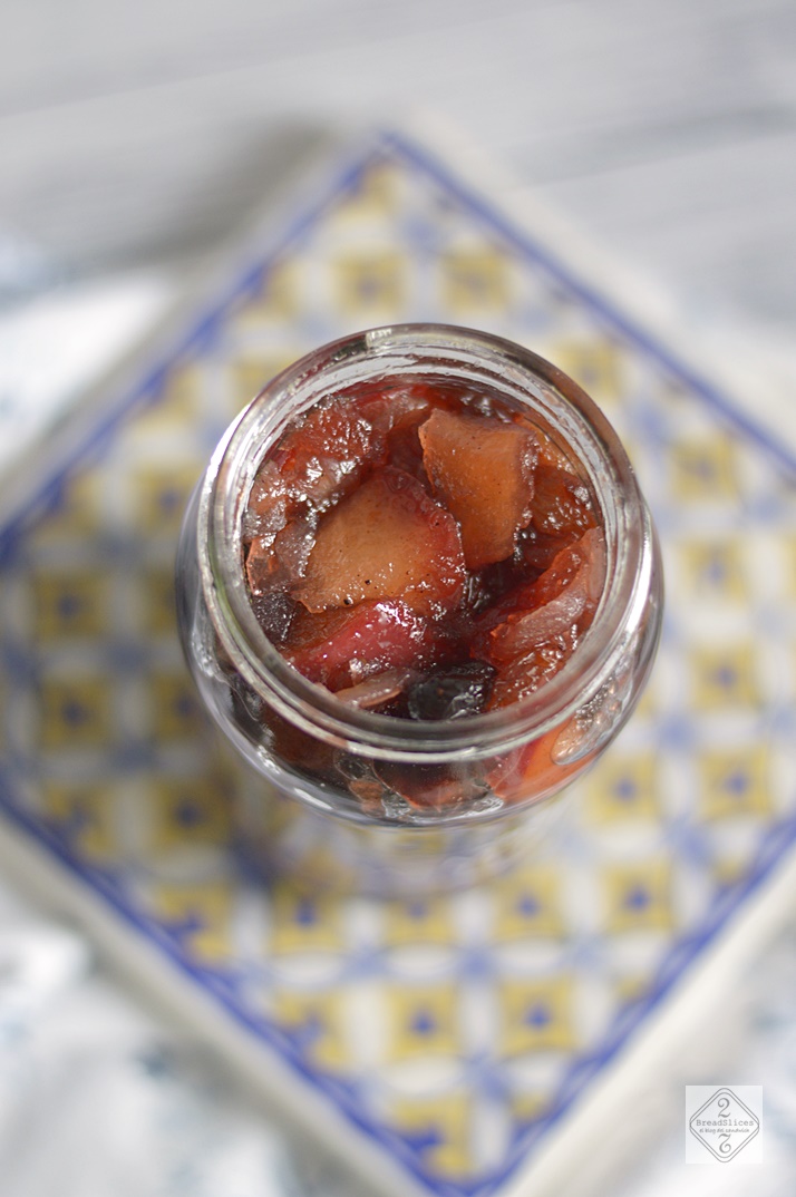 Chutney de Manzana y Arándanos