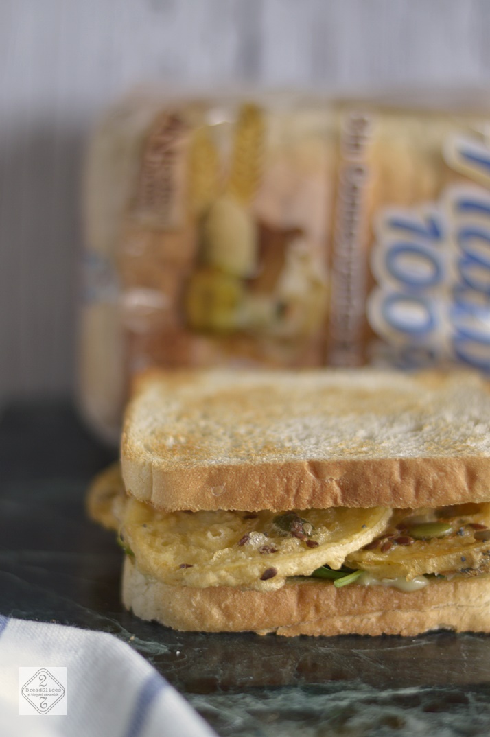 Sandwich de Manzana Frita y Roquefort