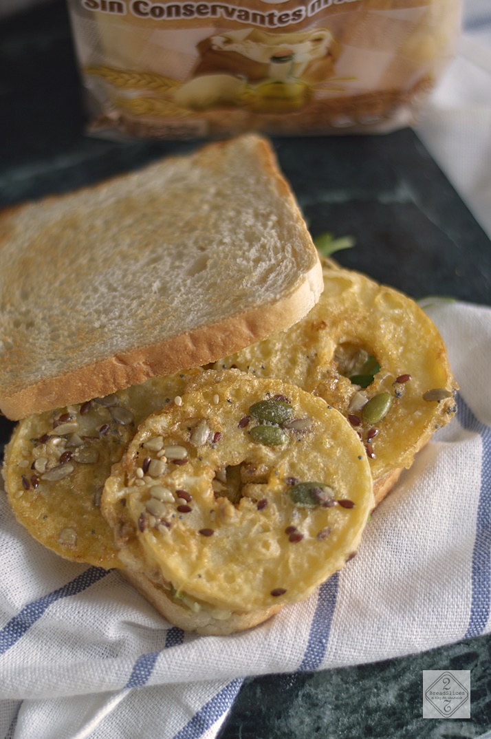 Sandwich de Manzana Frita y Roquefort