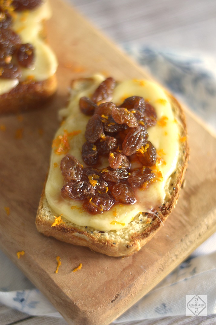 Sandwich de Queso Gruyère y Pasas