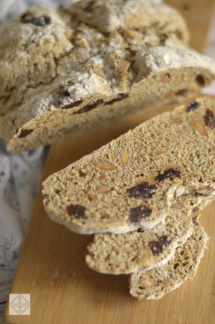 Pan de Soda con Almendra y Pasas