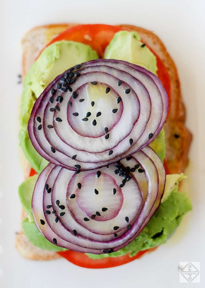 Sandwich básico de aguacate